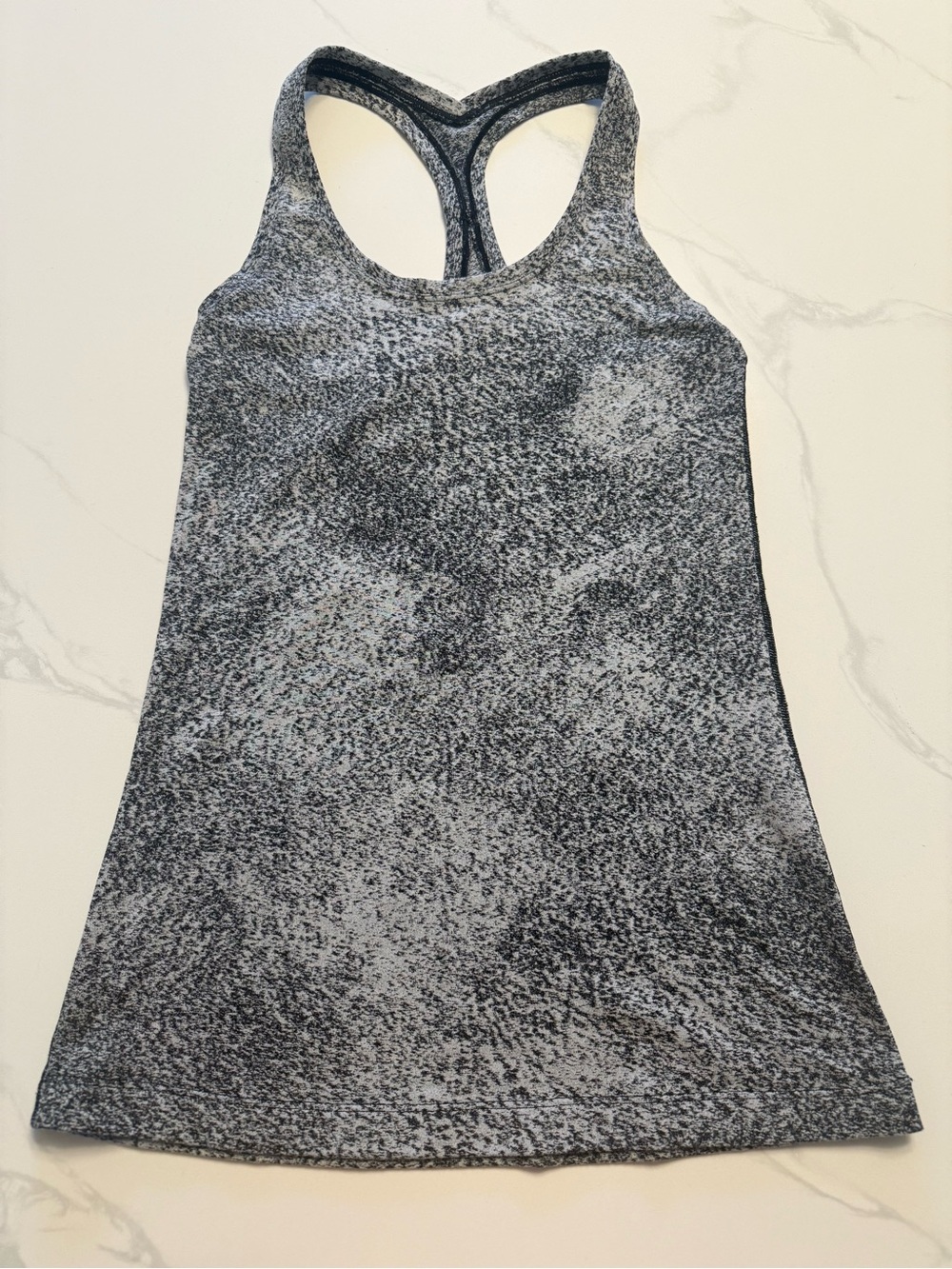 lululemon athletica Gray Speckled Racerback Tank